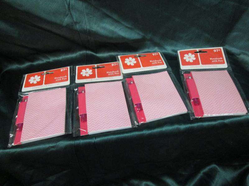 lot 46 image: Lot of 4  Notebooks with pens...
