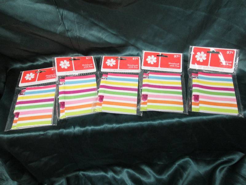lot 47 image: Lot of 5  Notebooks with pens...
