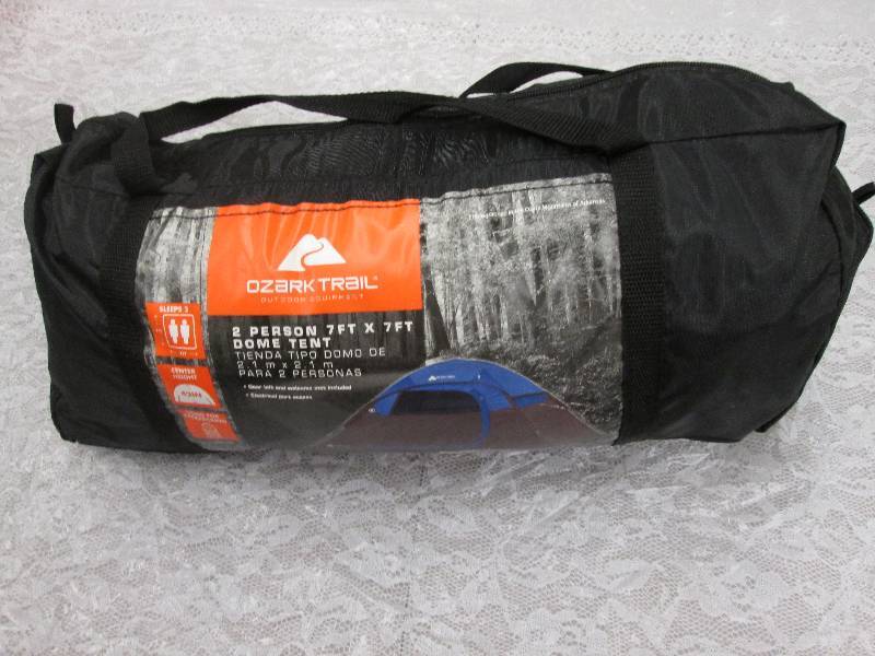 lot 106 image: Ozark Trail 2 person dome tent...