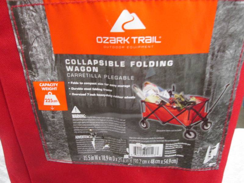 lot 113 image: Ozark Trail collapsible folding wag...