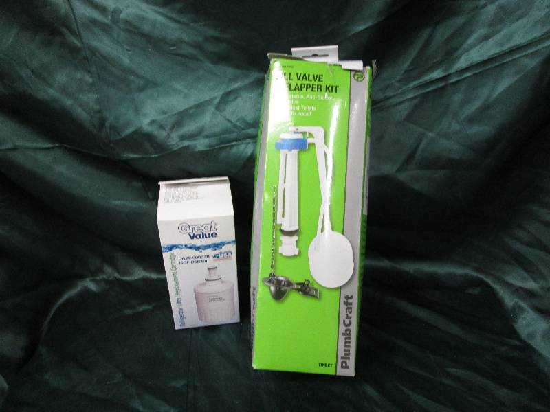 lot 132 image: Refrigerator filter, Toilet fill va...