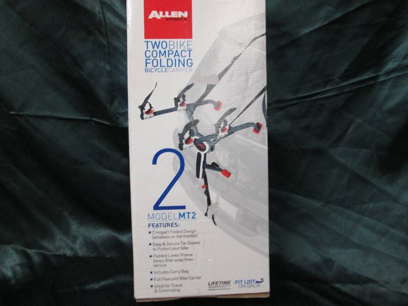 lot 166 image: Allen Sports 2 bike compact folding...