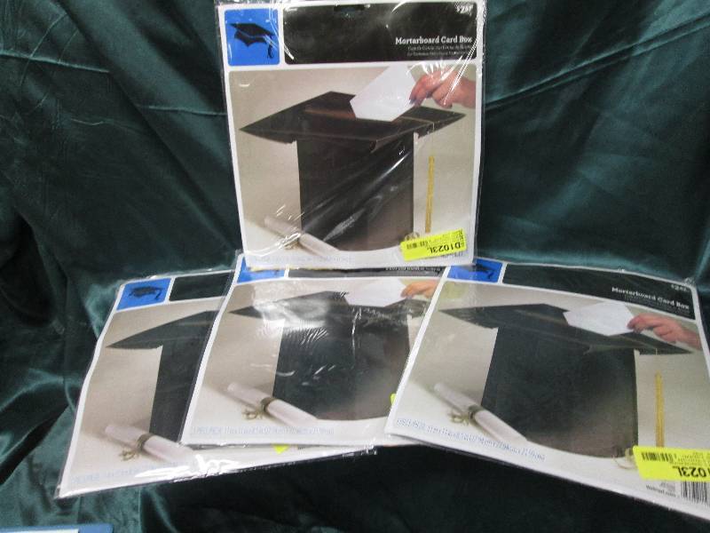 lot 225 image: Graduation Lot of 4 Mortarboard Ca...