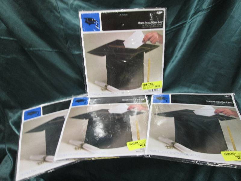 lot 229 image: Graduation Lot of 4 Mortarboard Ca...