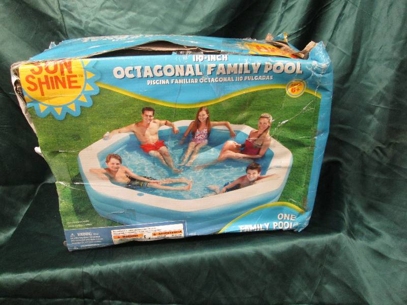 lot 239 image: 110 inch Octagonal Family Pool...