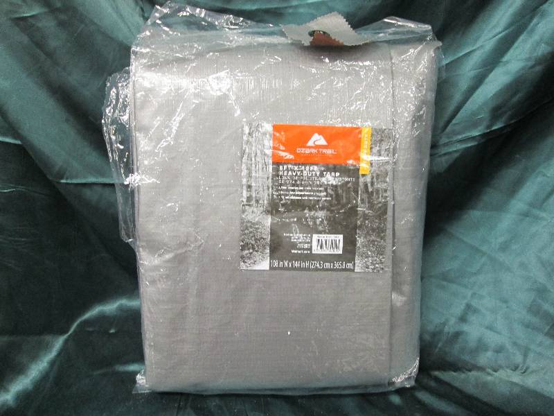 lot 278 image: Ozark Trail HD tarp 9x 12- silver...