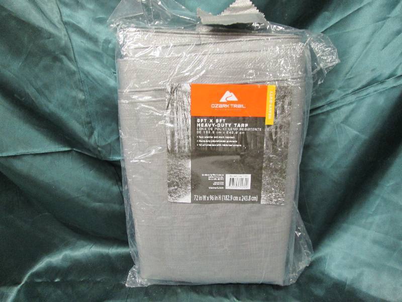 lot 279 image: Ozark Trail HD tarp 6x8 - silver ...