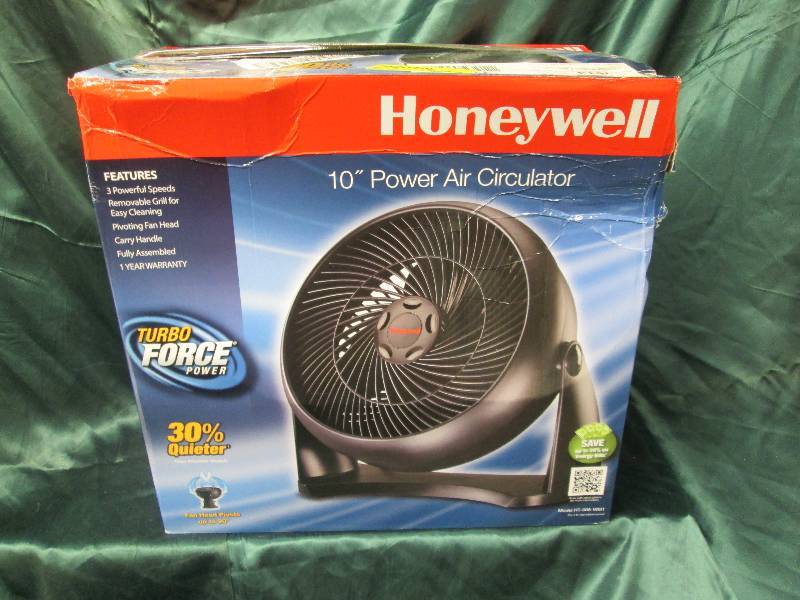 lot 295 image: Honeywell 10 Power Air Circulator-...