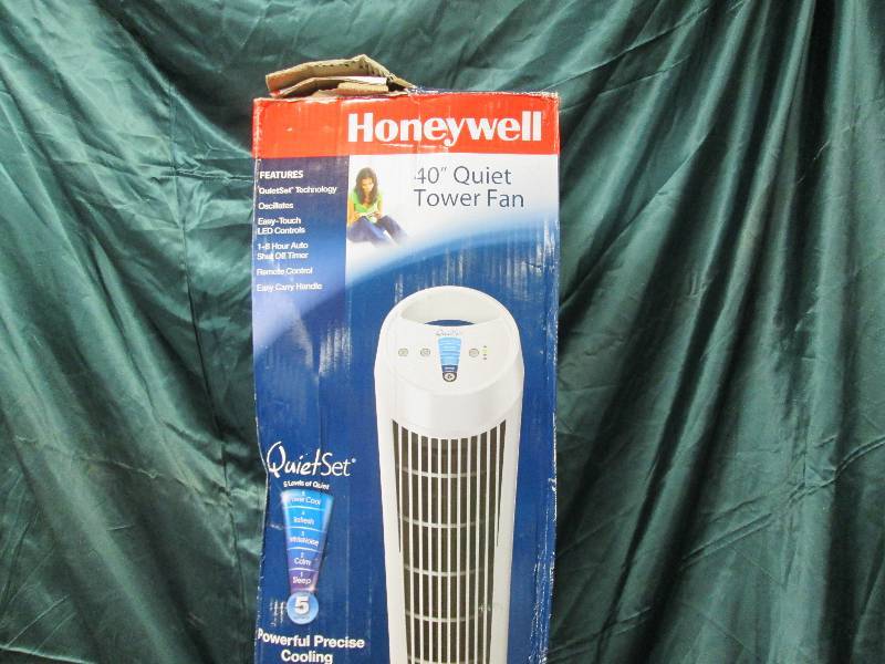lot 296 image: Honeywell 40 Quiet Tower Fan...