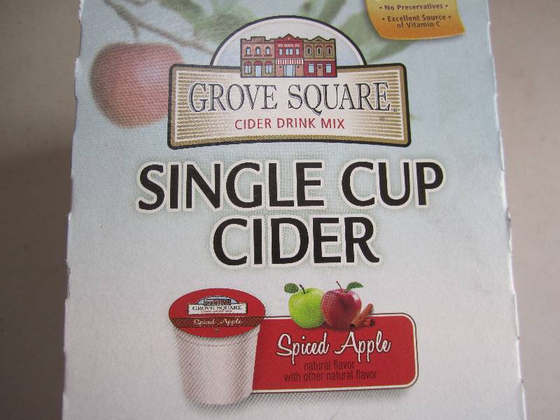 lot 117 image: grove square single cup cider 24 cu...