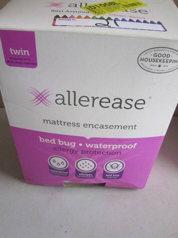 lot 21 image: twin allerease bed bug and waterpro...