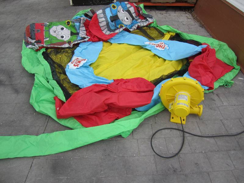 lot 22 image: Thomas and friends inflatable jumpe...