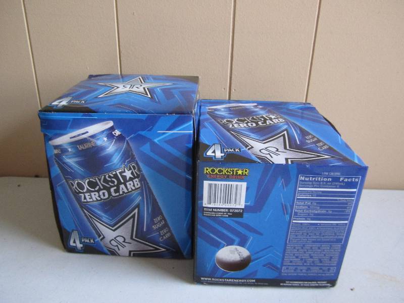 lot 141 image: Lot of two 4 pack boxes of Rock Sta...