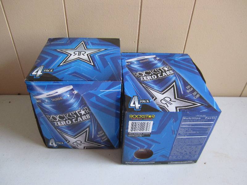 lot 142 image: Lot of two 4 pack boxes of Rock Sta...