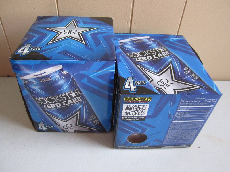 lot 143 image: Lot of two 4 pack boxes of Rock Sta...