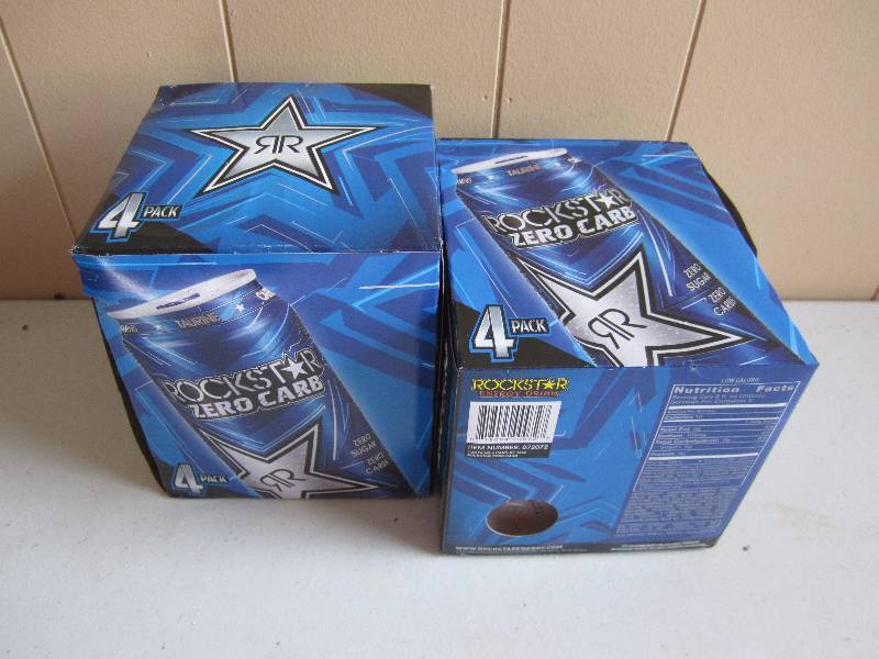 lot 144 image: Lot of two 4 pack boxes of Rock Sta...
