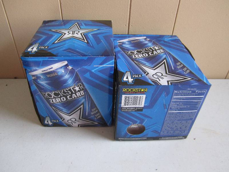 lot 145 image: Lot of two 4 pack boxes of Rock Sta...