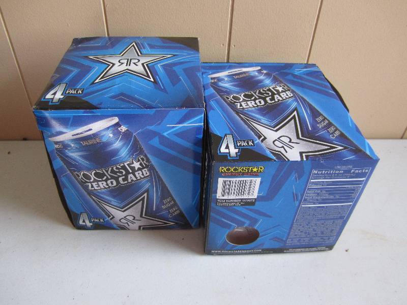 lot 147 image: Lot of two 4 pack boxes of Rock Sta...