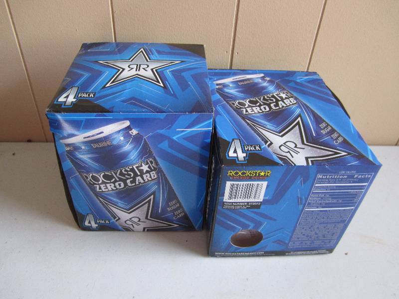 lot 148 image: Lot of two 4 pack boxes of Rock Sta...