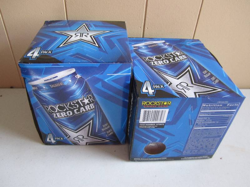 lot 149 image: Lot of two 4 pack boxes of Rock Sta...