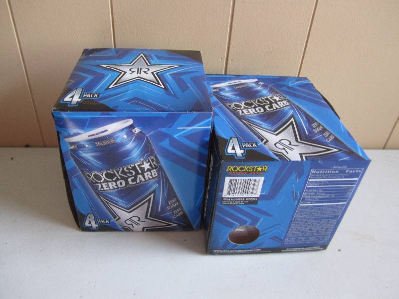 lot 151 image: Lot of two 4 pack boxes of Rock Sta...