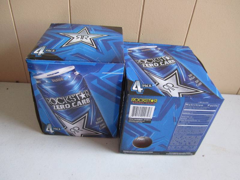 lot 152 image: Lot of two 4 pack boxes of Rock Sta...