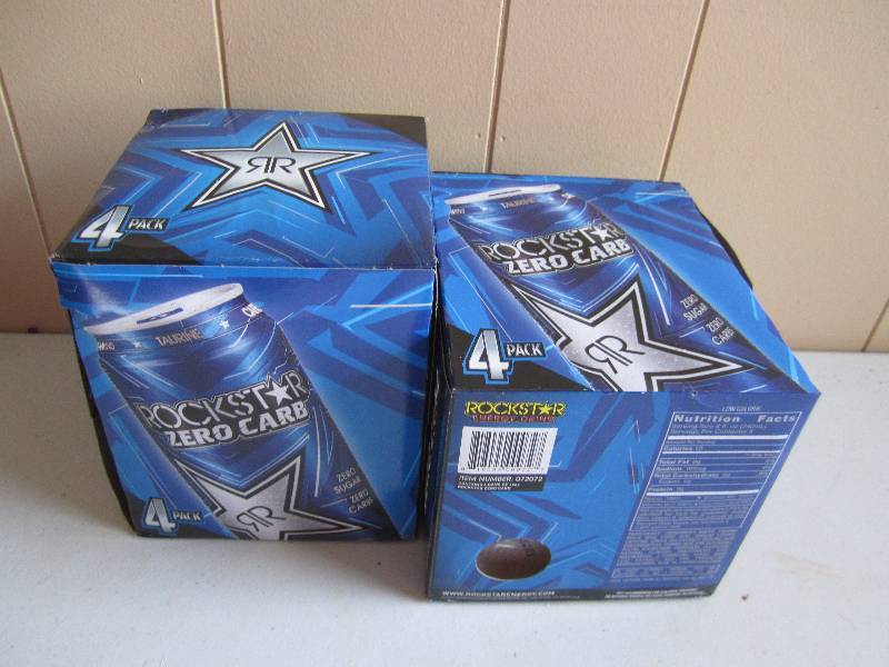lot 154 image: Lot of two 4 pack boxes of Rock Sta...