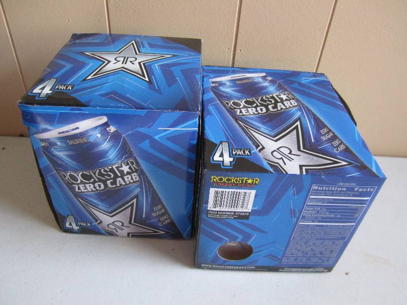lot 155 image: Lot of two 4 pack boxes of Rock Sta...