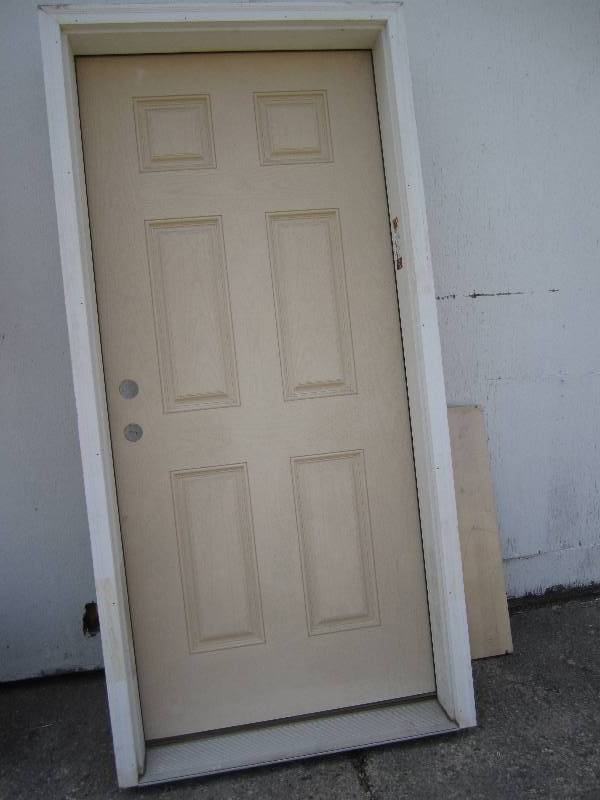 New Exterior Door 36 X 79 Plus Fra Pools Bedding Floors