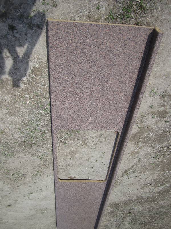 lot 75 image: Formica counter top, 24 x 121  Sin...