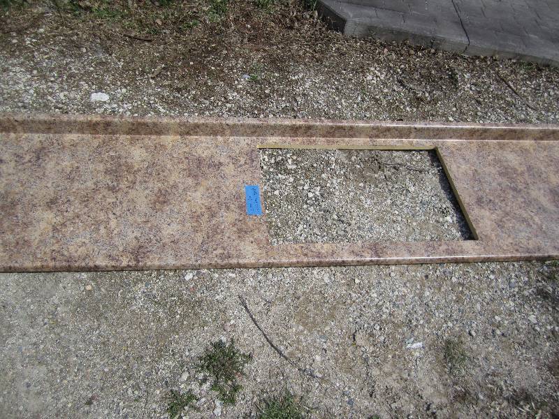lot 76 image: Formica counter top, 26 x 96 Sink ...