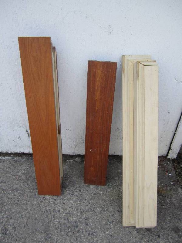 lot 79 image: 3 wall display shelves31 - 36 wide...