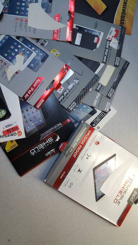 lot 15 image: Large Lot - Tablet Screen protectors