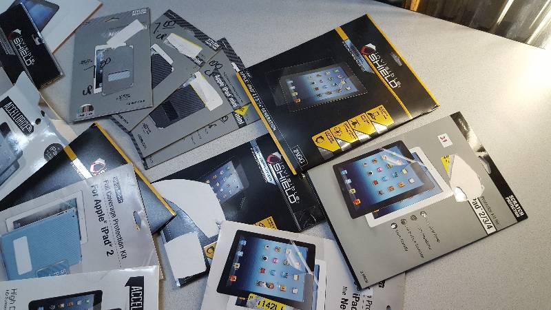 lot 16 image: Misc. Tablet Screen protectors