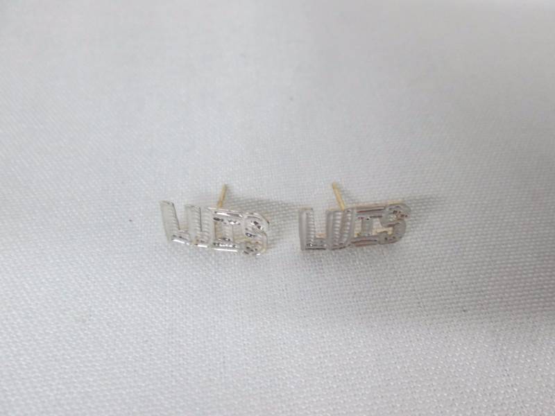18K Gold-Plated Silver Beaded Name Earrings