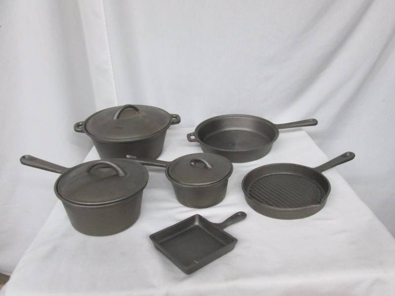 Alcove 9-pc. Unseasoned Cast Iron Cookware Set