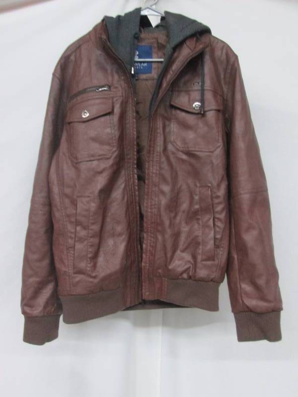 Rocawear Mens Hooded Bomber Jacket