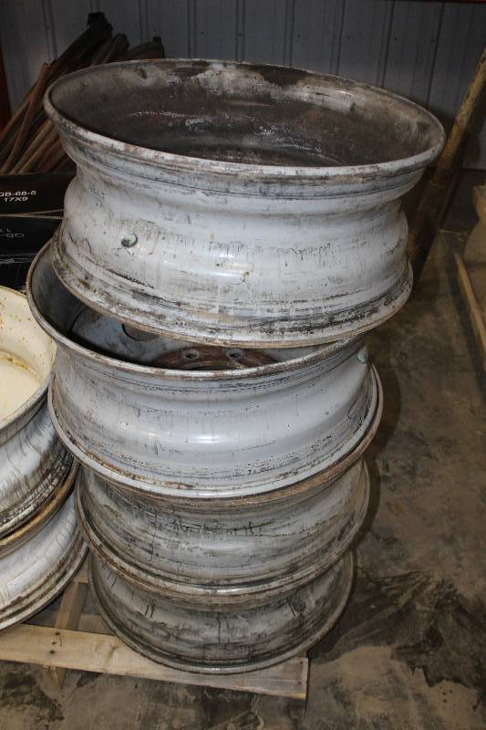 Lot of (4) 22.5 Commercial Truck Wheels