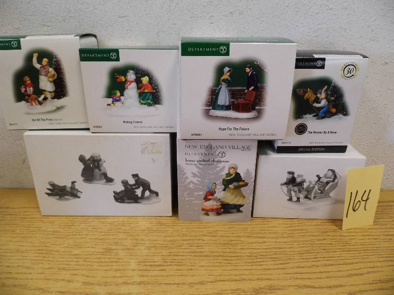 Assorted Village Accessory Pieces