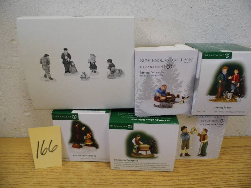 Assorted Village Accessory Pieces
