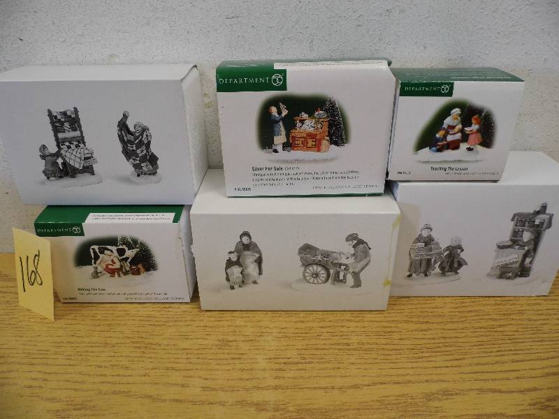 Assorted Village Accessory Pieces