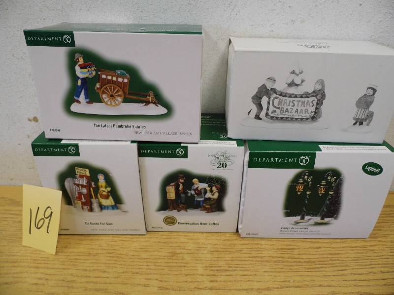 Assorted Village Accessory Pieces