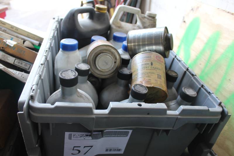 lot 57 image: Lot of Shop Fluids