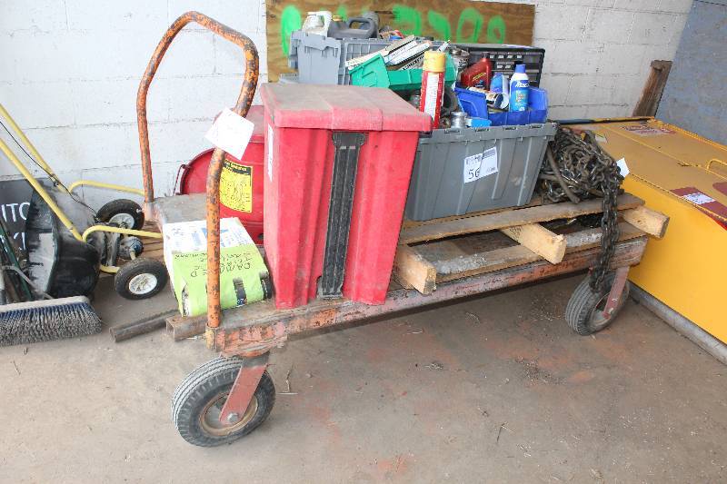 lot 61 image: Commercial Rolling Utility Cart