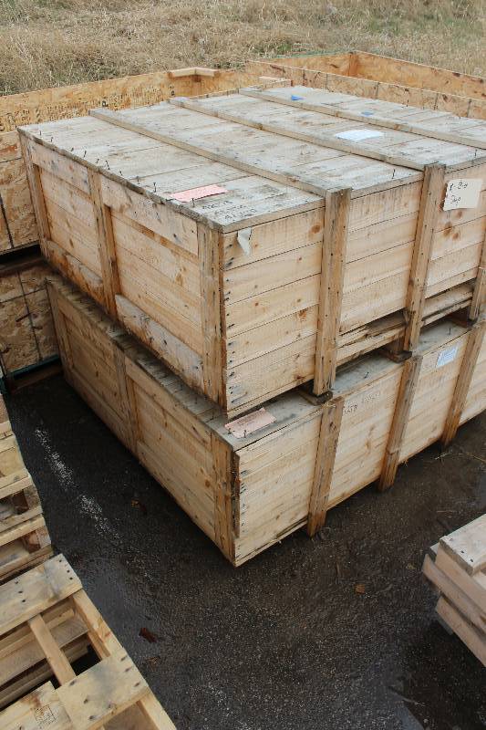 lot 80 image: Lot of (2) Wood Shipping Crates