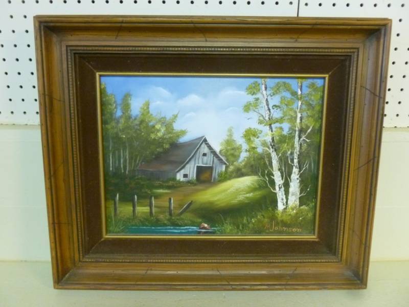 lot 50 image: Oil On Canvas