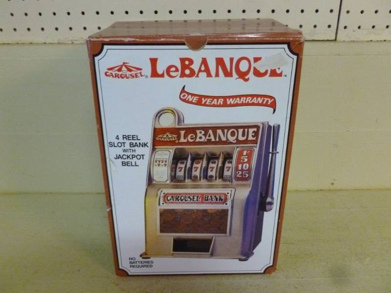 lot 253 image: Slot Machine Bank