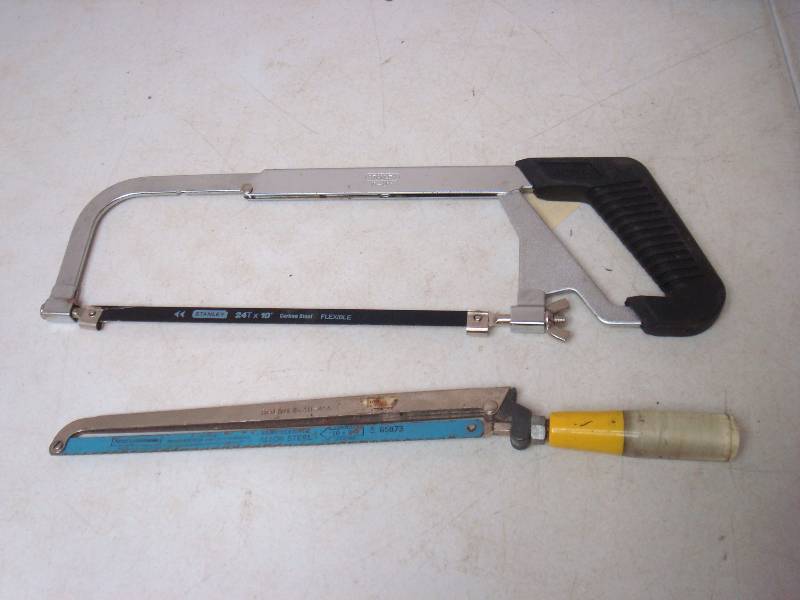 lot 24 image: Pair Of Hack Saws, One Great Neck 411