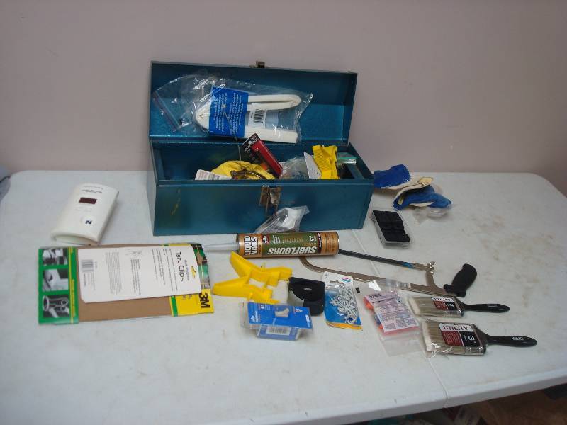 lot 38 image: Tool Box With Some Items