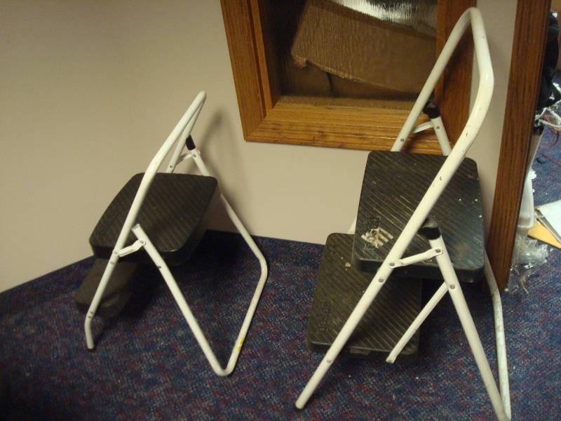 lot 54 image: Pair Of Step Stools